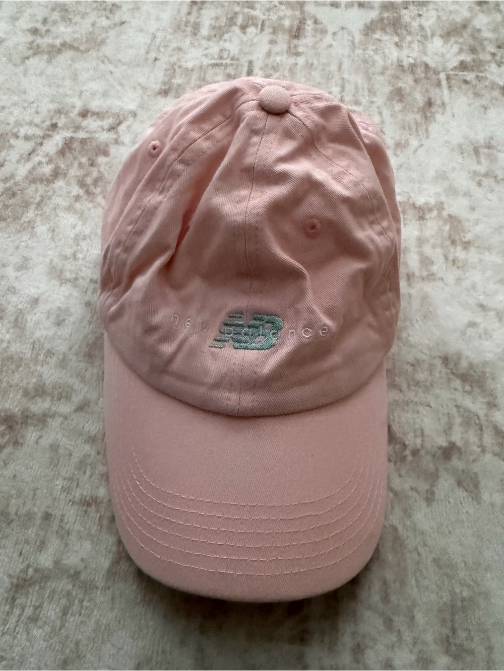 New Balance Light Pink Cotton Baseball Cap Women’s